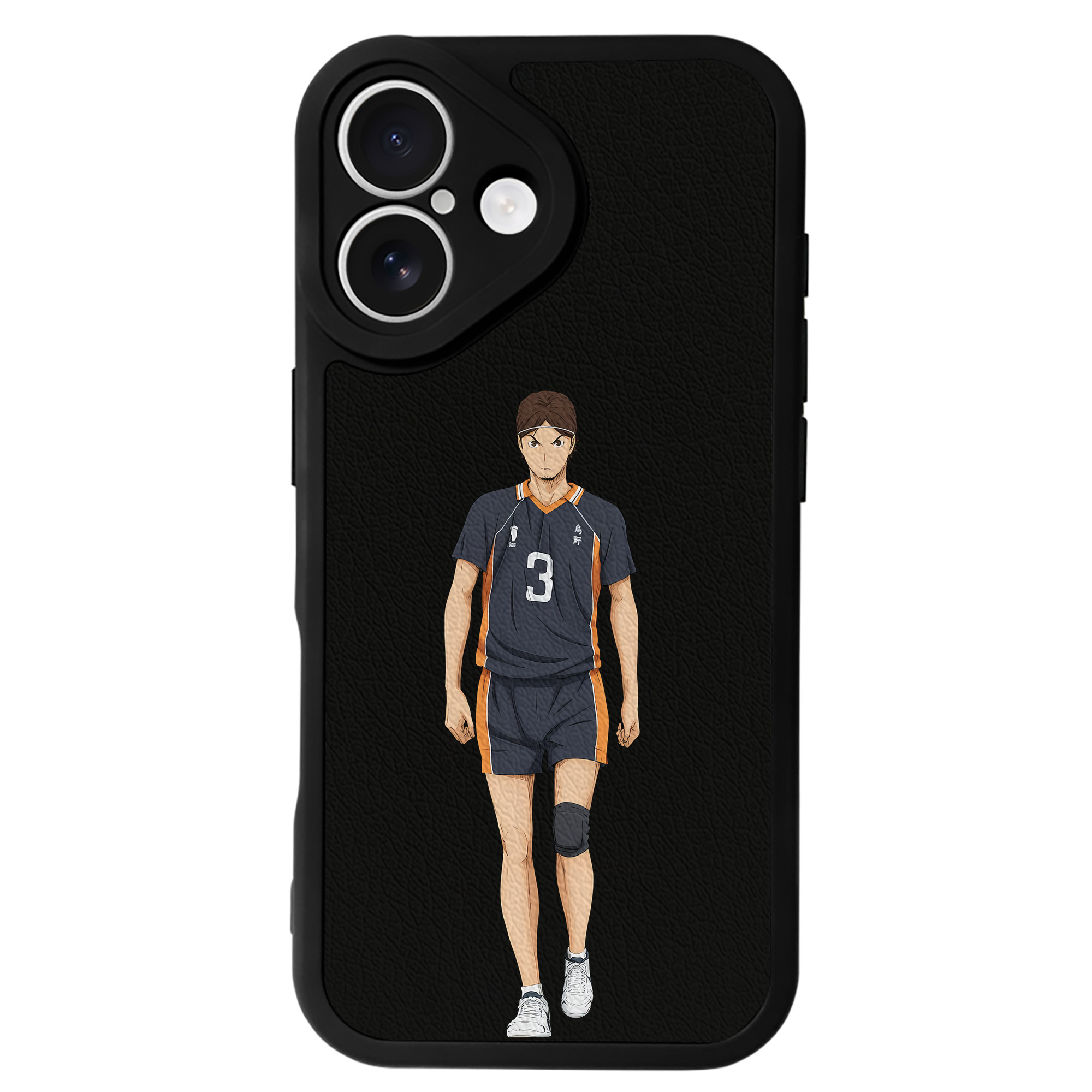（画像用） ハイキュー!! Haikyu!! 【iPhone 16シリーズ対応】シリコンスマホケース（レザー調） 材質：シリコン